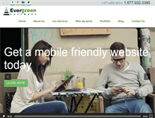 Tablet Screenshot of evergreensoftwareco.com